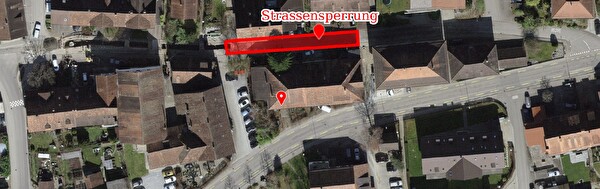 Plan Strassensperrung Märktgass
