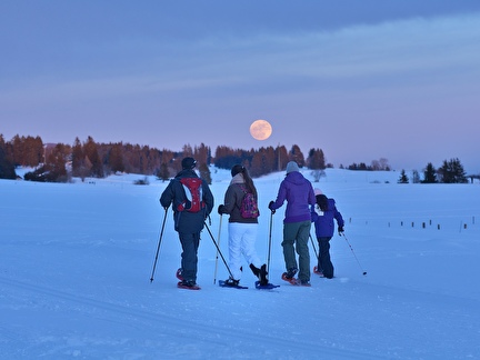 Ste-Croix raquettes nuit - Claude Jaccard