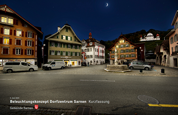 Beleuchtungskonzept Dorfzentrum Sarnen