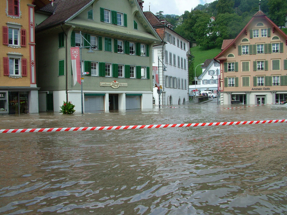 Dorfplatz Sarnen, August 2005