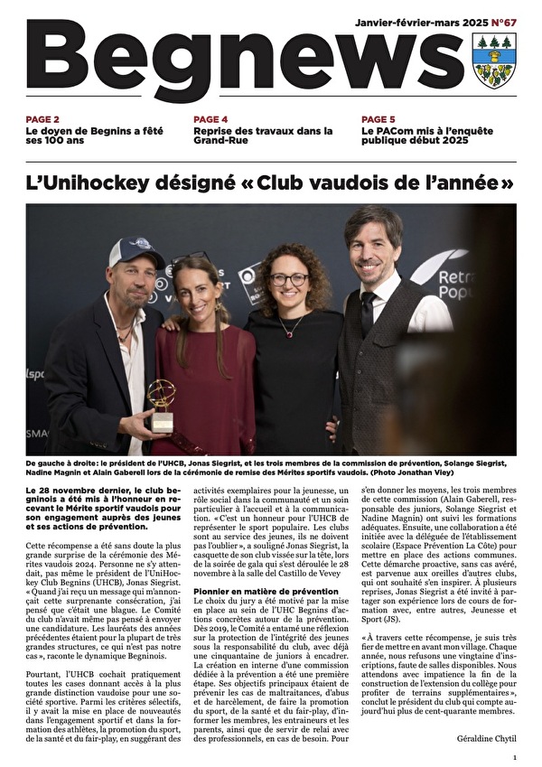 Couverture Begnews no 67