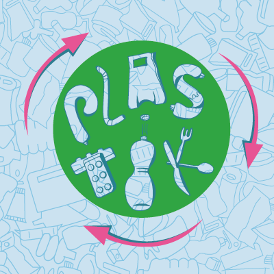Plastikwegweiser