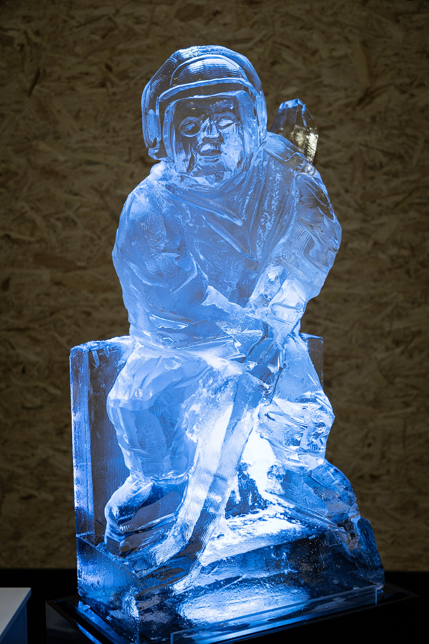 Live-Eisskulpturen-Schnitzen