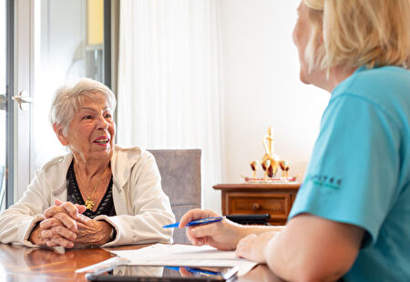 Angebot und Beratung der Spitex. Bild: Stadt Kloten (MGE)