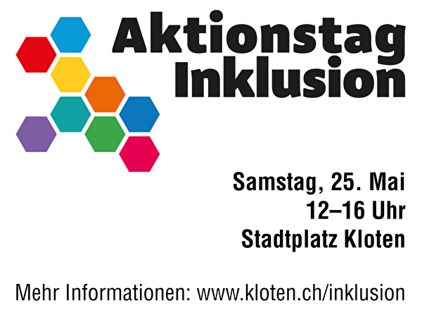 «Aktionstag Inklusion» am 25. Mai auf dem Stadtplatz. (Bild: Stadt Kloten)