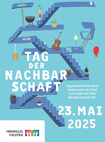 Ganz nach dem Motto «in guter Nachbarschaft fühlt man sich zuhause» lädt freiwillig@kloten am Tag der Nachbarschaft zu Kaffee und Kuchen ein. (Bild: freiwillig@kloten)