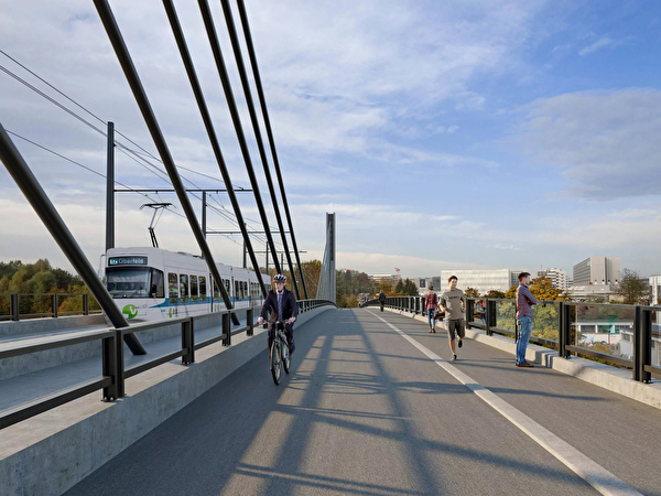 Visualisierung Glattalbahn (Viadukt)