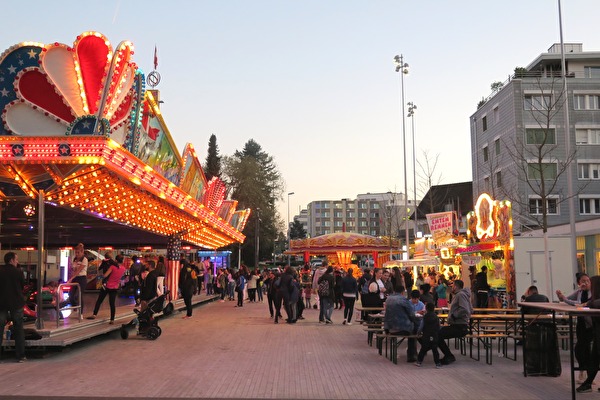 Die Osterchilbi lädt vom 11. – 13. April zu geselligen Besuchen ein. (Bild: Stadt Kloten)