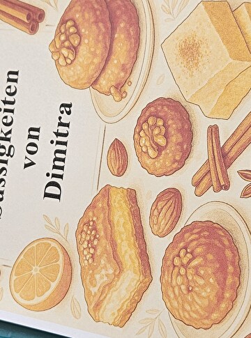 Rezeptheft «Griechische Traditionelle Süssigkeiten» von Dimitra