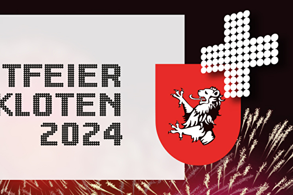 Die Bundesfeierlichtkeiten in Kloten finden 2024 auf dem Stadtplatz, in Gerlisberg und im Pflegezentrum im Spitz statt. (Bild: Stadt Kloten)