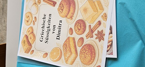 Rezeptheft «Griechische Traditionelle Süssigkeiten» von Dimitra