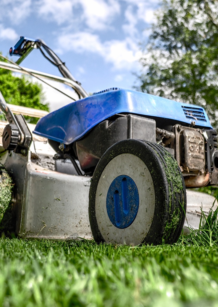 Der Rasenmäher ist eine von vielen potenziellen Gefahren, die im Garten lauern. (Bild: Rudy und Peter Skitterians)