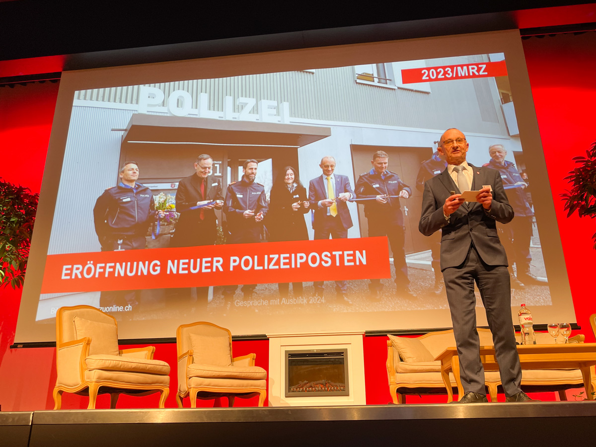 Rückblick 2023 durch Stadtpräsident René Huber