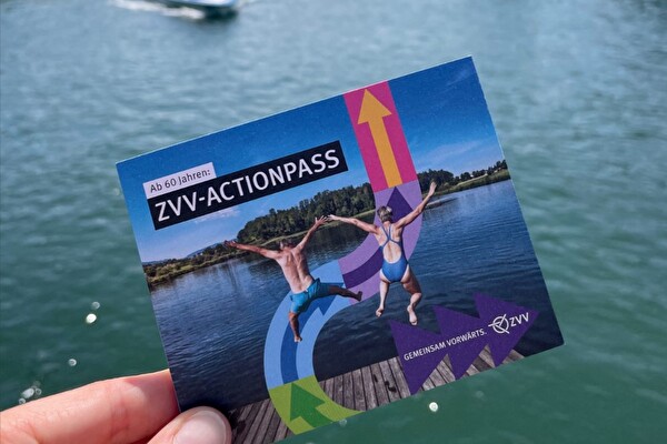 Freie Fahrt im ganzen ZVV-Gebiet und viele Gratiseintritte und Vergünstigungen mit dem ZVV-ActionPass (Bild: ZVV)