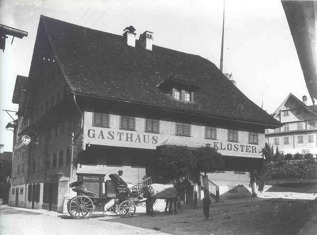 Gasthaus Kloster, um 1900