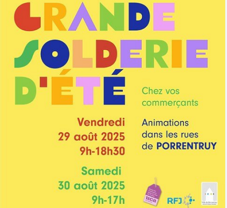 Affiche - Grande solderie d'été