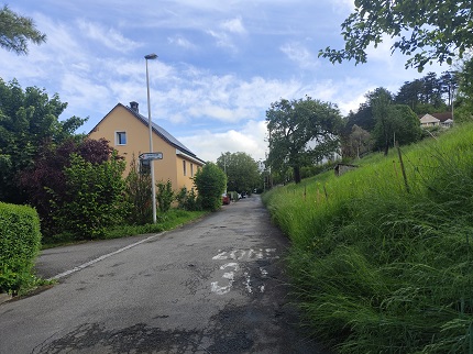 Chemin de l'Ermitage avant travaux