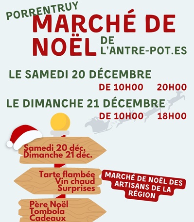 Marché de Noël à l'Antre-Pot.es