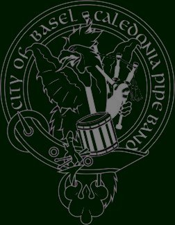 Logo des City of Basel Caledonia Pipe Band 