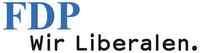 Gezeigt wird das Logo FDP Wir Liberalen