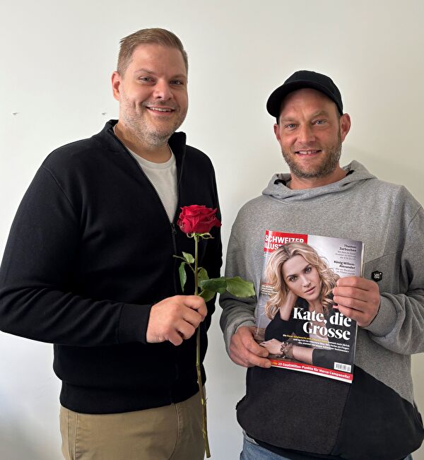 Raphael Schlageter (links) und Roger Droll – stellvertretend für das Münchensteiner Beschäftigungsprogramm