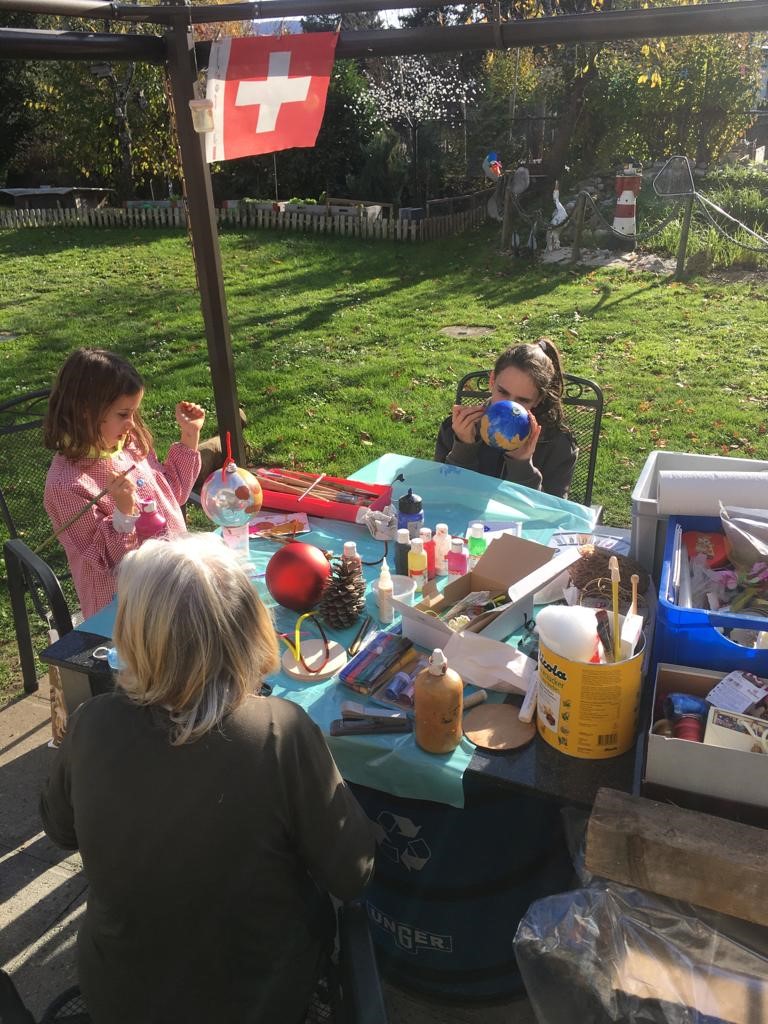 Basteln im Garten