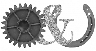 Zahnrad mit Hufeisen