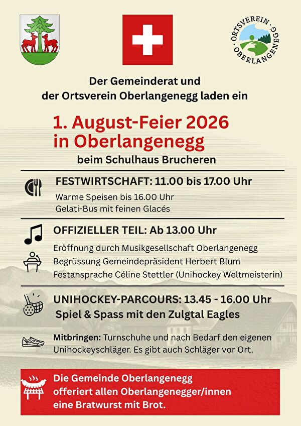 Flyer 1.August-Feier