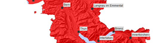 Dispokarte Waldbrandgefahr