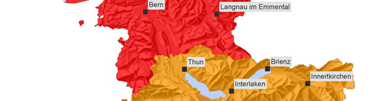 Dispokarte Waldbrandgefahr