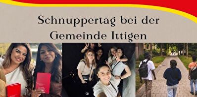Ausschnitt des Flyers zur Info-Schnuppertag.