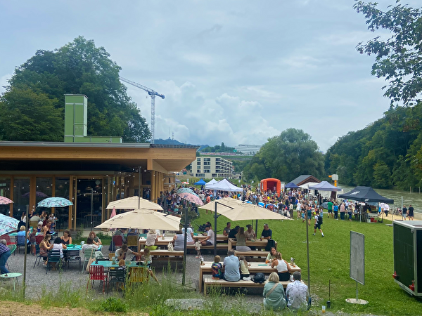 Gut besuchtes Aarefest 2024 in Worblaufen.