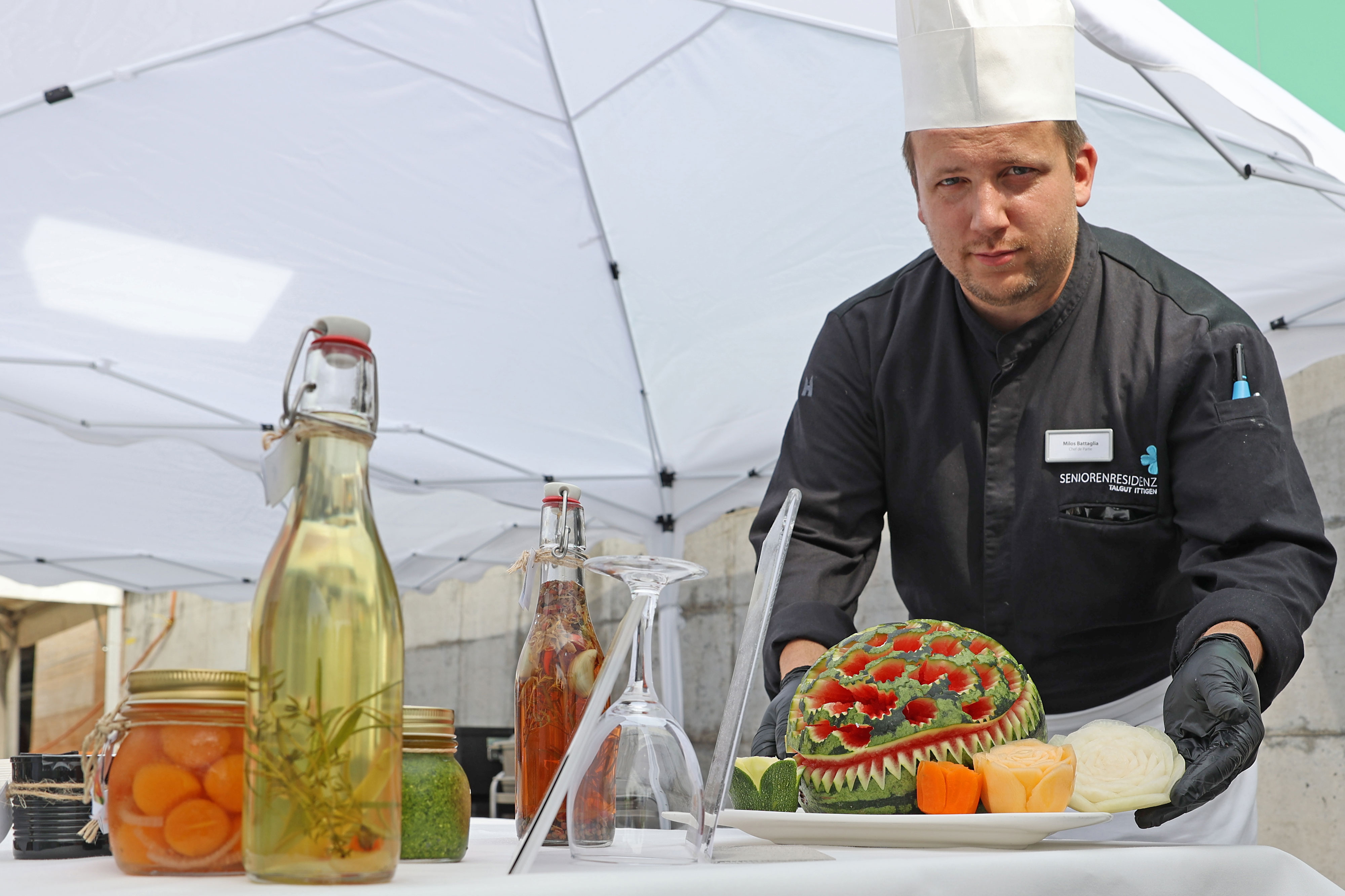Apéro riche vom Restaurant Arcadia, Talgut-Zentrum.
