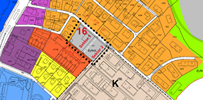 Bild der Zone für öffentliche Nutzung 16 Eyfeld im Zonenplan.