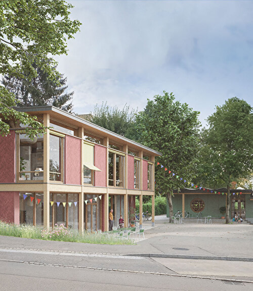 Visualisierung Schulanlage Kappelisacker.