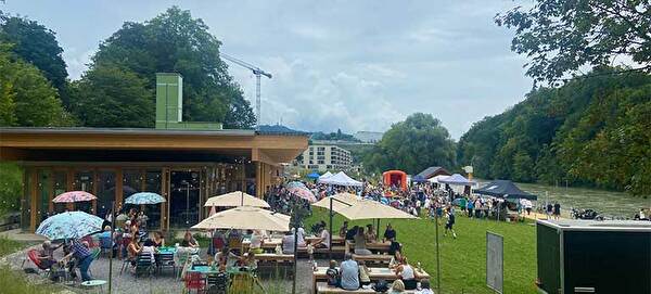 Gut besuchtes Aarefest 2024 in Worblaufen.