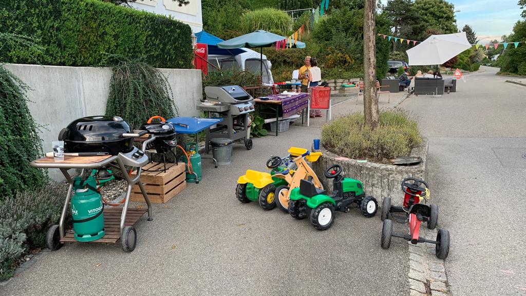 Auch für die Kinder gab es genug Unterhaltung beim Quartierfest Mannenberg.