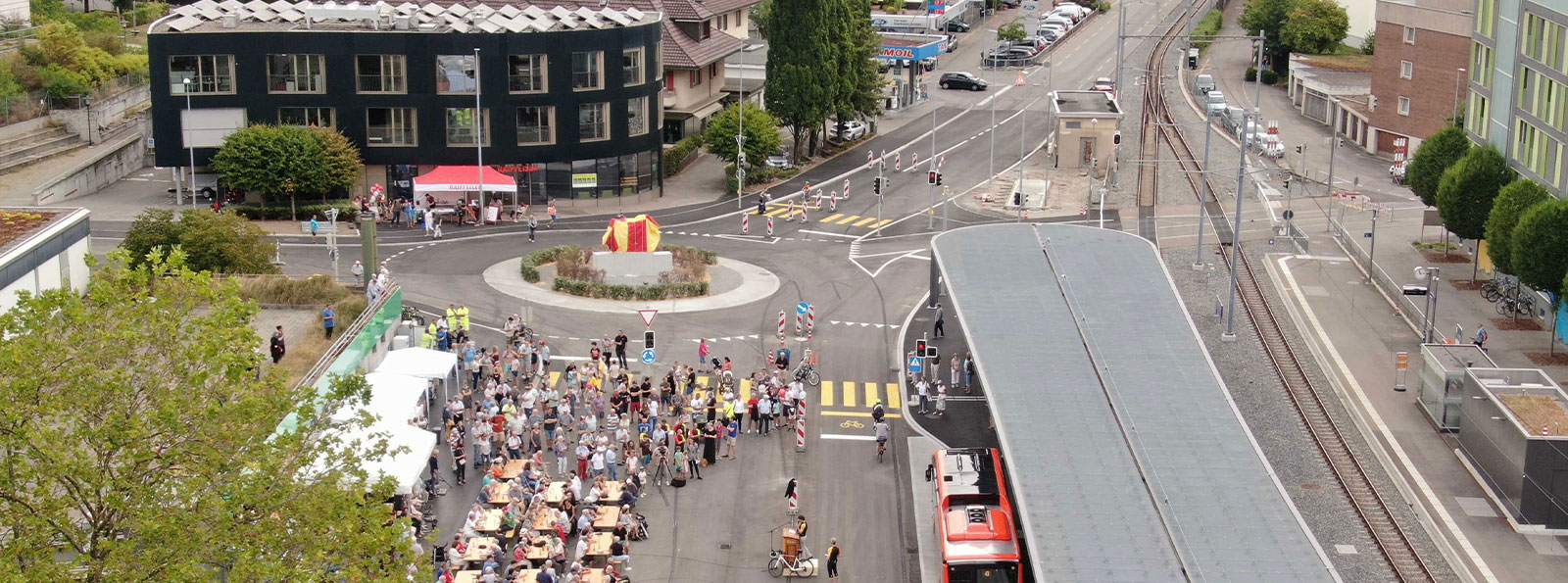 Knoten Station Ittigen.