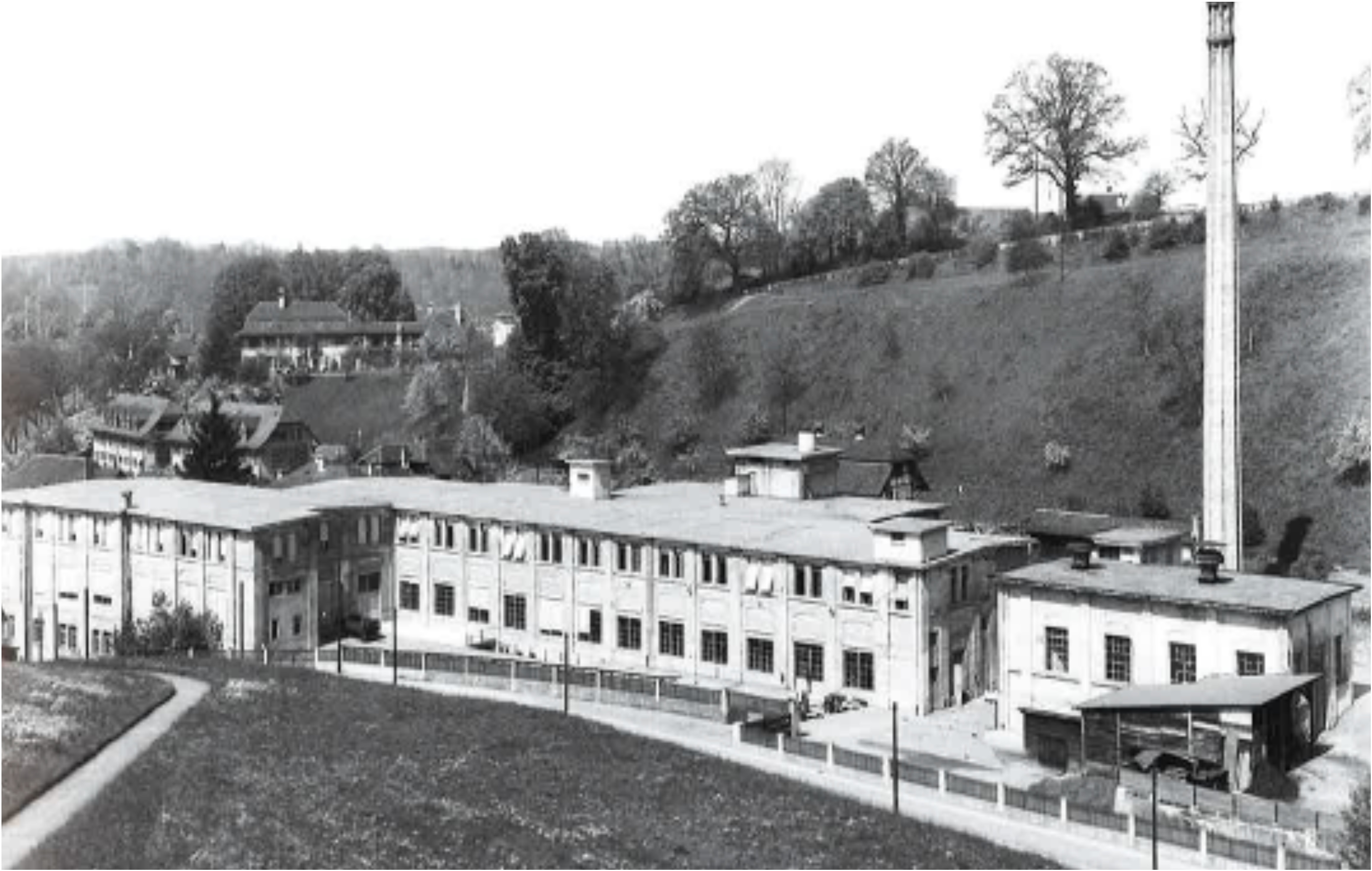Papierfabrik um 1900.