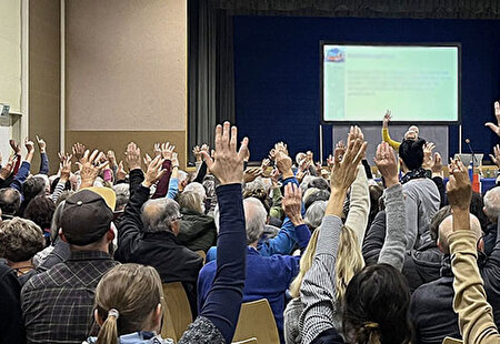 Gemeindeversammlung Abstimmung