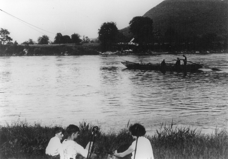 Bild vom Rhein früher