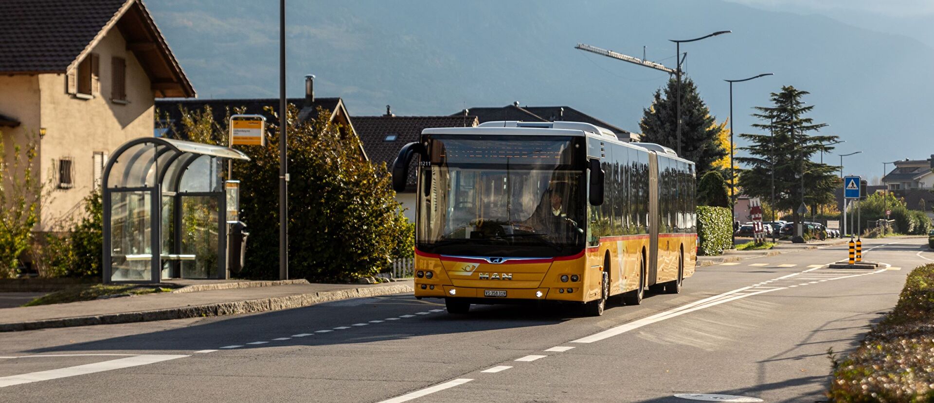 Bus postal à Saillon