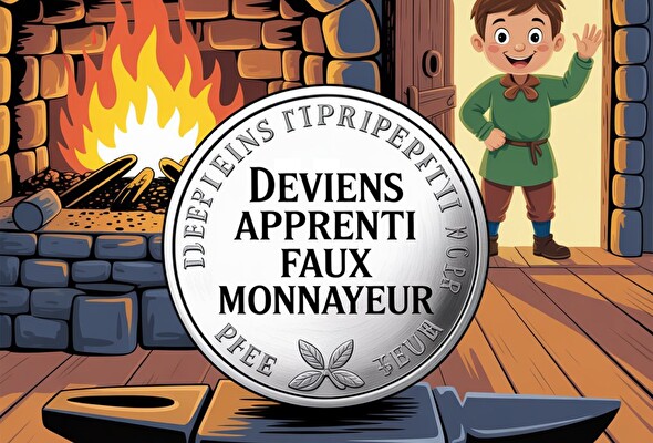 Atelier de création de fausse monnaie
