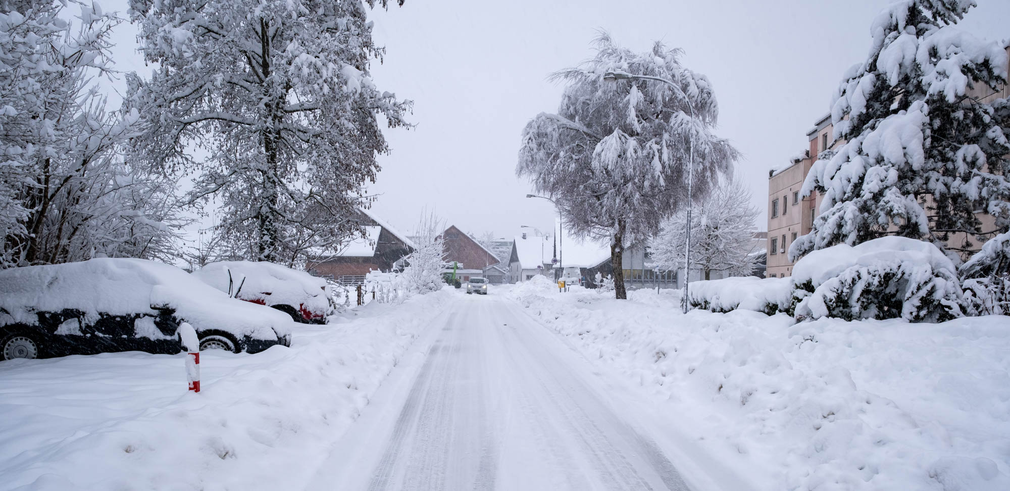 Winterzauber im Dorf