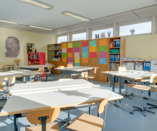 Bild eines Schulzimmers