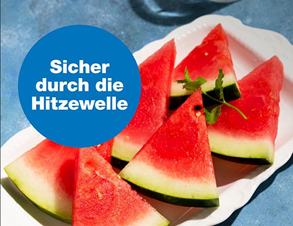 Wassermelone auf Teller