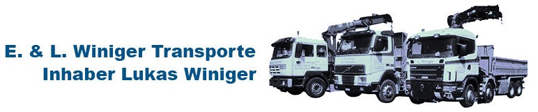 Logo E. & L. Winiger Transporte