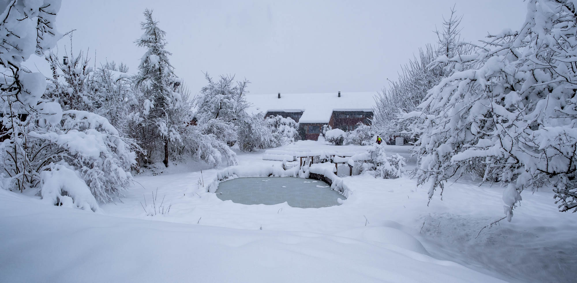 Winterzauber im Dorf