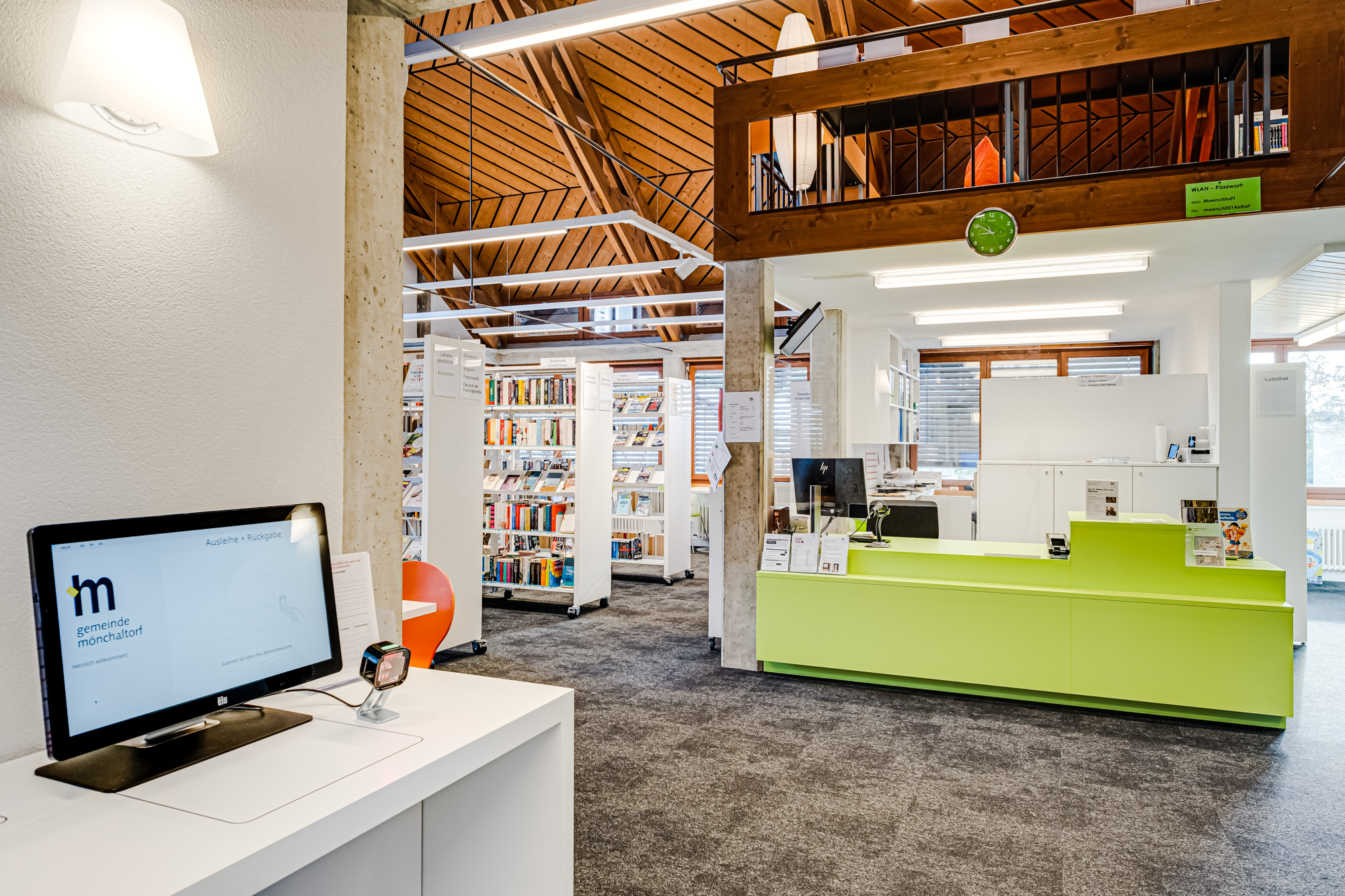 Bild von der Bibliothek