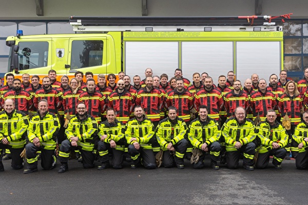 Gruppenbild der Feuerwehr Mönchaltorf
